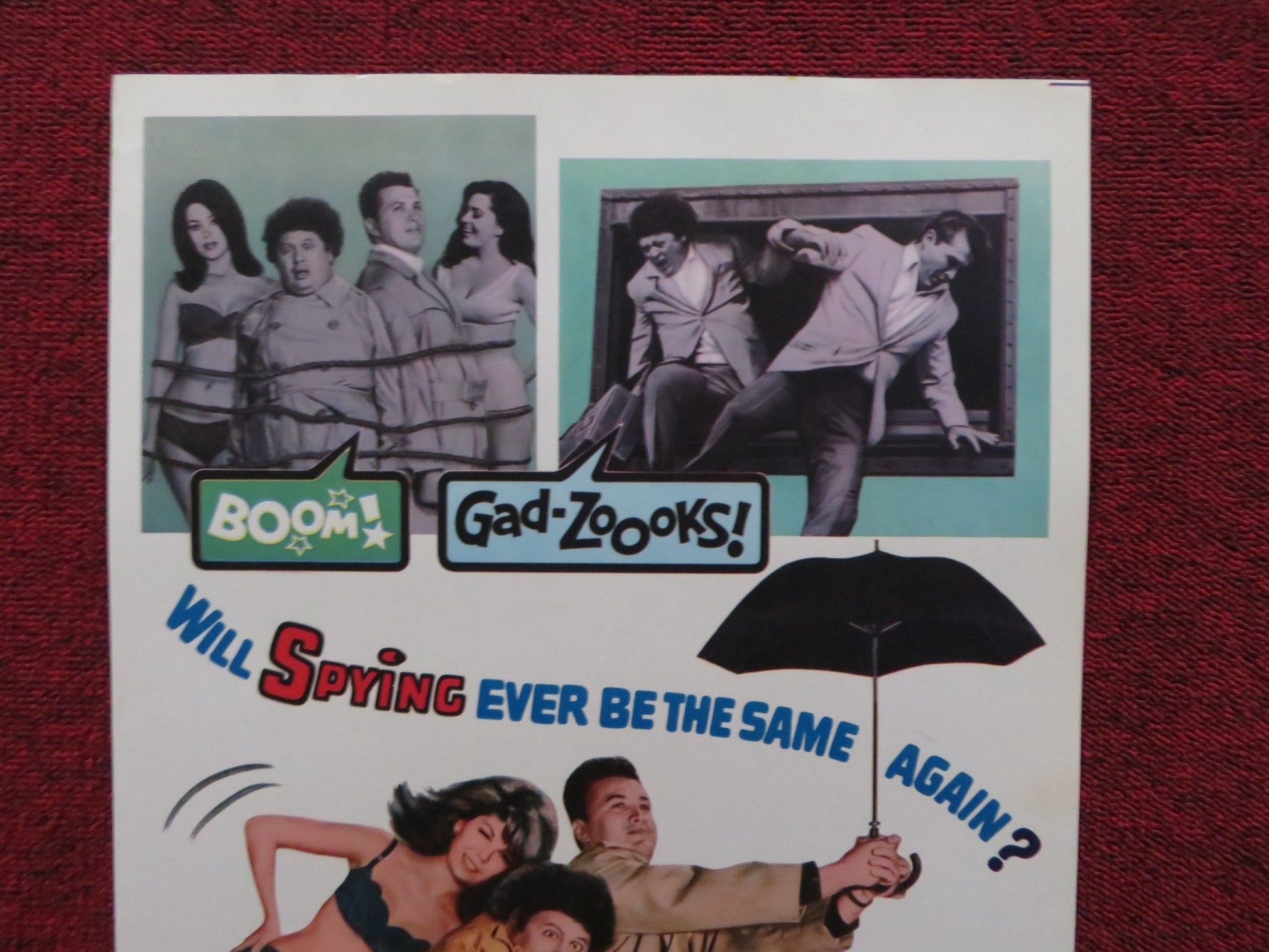 THE LAST OF THE SECRET AGENTS US INSERT (14"x 36") POSTER MARTY ALLEN 1966 Rendezvous Cinema Movie posters