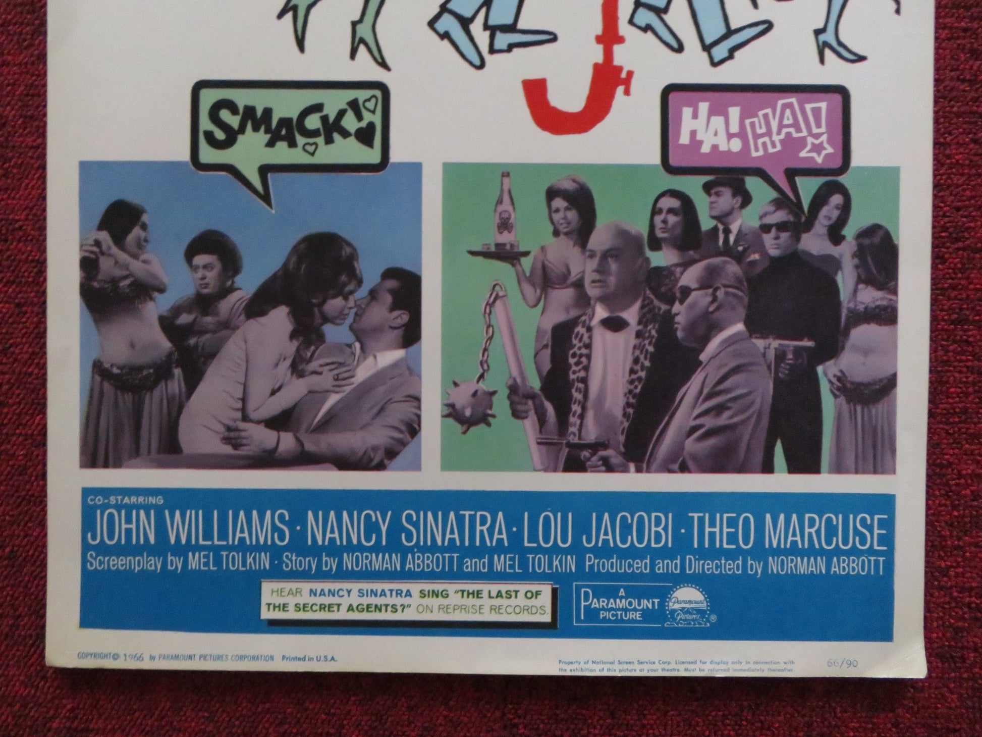 THE LAST OF THE SECRET AGENTS US INSERT (14"x 36") POSTER MARTY ALLEN 1966 Rendezvous Cinema Movie posters