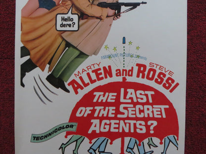 THE LAST OF THE SECRET AGENTS US INSERT (14"x 36") POSTER MARTY ALLEN 1966 Rendezvous Cinema Movie posters