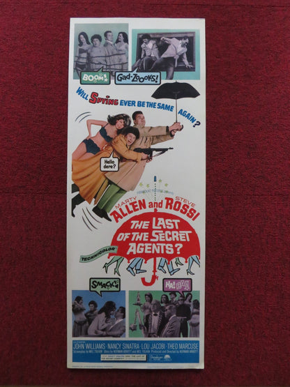 THE LAST OF THE SECRET AGENTS US INSERT (14"x 36") POSTER MARTY ALLEN 1966 Rendezvous Cinema Movie posters