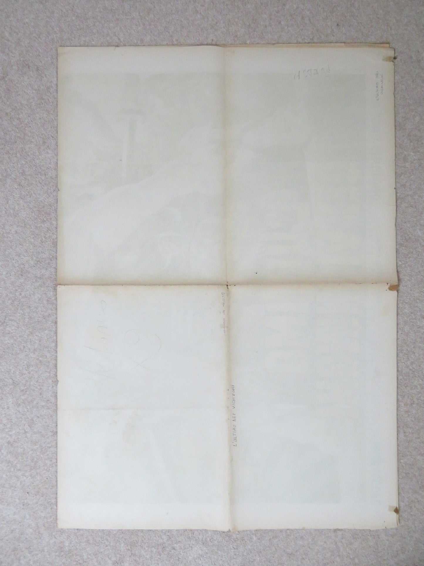 THE LAST OF THE VIKINGS ITALIAN 2 FOGLIO POSTER CAMERON MITCHELL E.PURDOM 1961 Rendezvous Cinema Movie posters