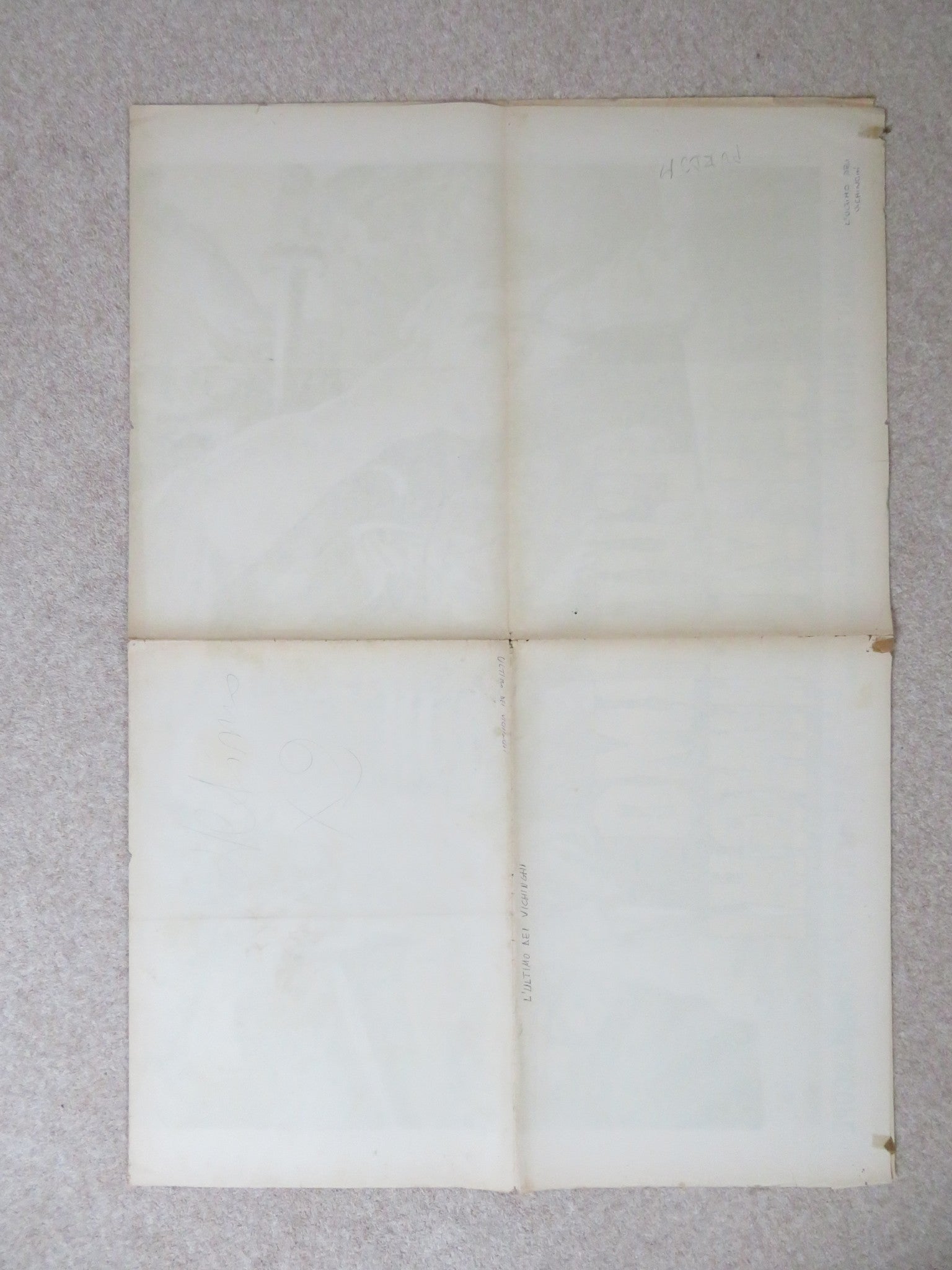 THE LAST OF THE VIKINGS ITALIAN 2 FOGLIO POSTER CAMERON MITCHELL E.PURDOM 1961 Rendezvous Cinema Movie posters