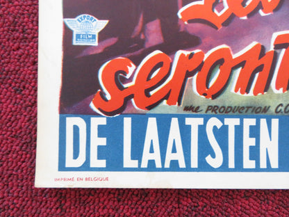THE LAST ONES SHALL BE FIRST BELGIUM POSTER O.E HASSE ULLA JACOBSSON 1957 Rendezvous Cinema Movie posters