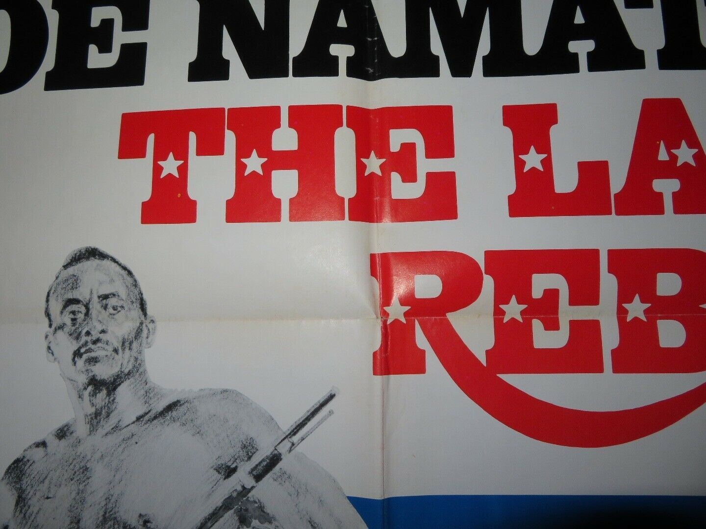 THE LAST REBEL US ONE SHEET POSTER JOE NAMATH 1971 Movie posters