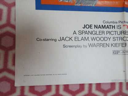 THE LAST REBEL US ONE SHEET POSTER JOE NAMATH 1971 Movie posters