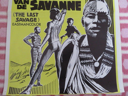 THE LAST SAVAGE/ DE LAATSTE WILDEN VAN DE SAVANNE BELGIUM (20"x 14") POSTER 1978 - Rendezvous Cinema