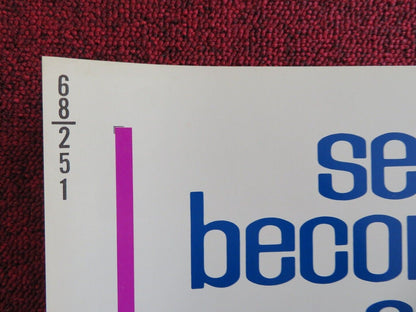 THE LAST SHOT YOU HEAR US HALF SHEET (22"x 28") POSTER HUGH MARLOWE 1968 Movie posters