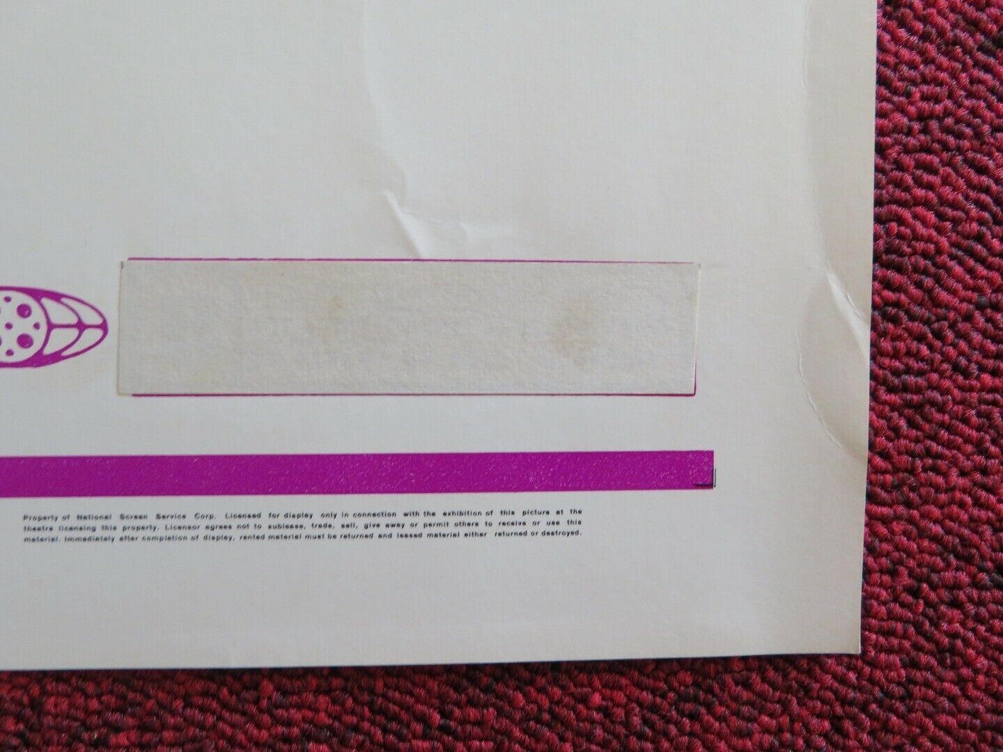 THE LAST SHOT YOU HEAR US HALF SHEET (22"x 28") POSTER HUGH MARLOWE 1968 Movie posters