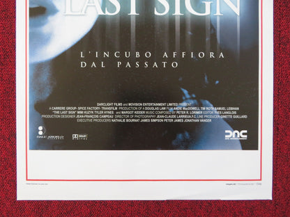 THE LAST SIGN ITALIAN LOCANDINA POSTER ANDIE MACDOWELL TIM ROTH 2005 Rendezvous Cinema Movie posters