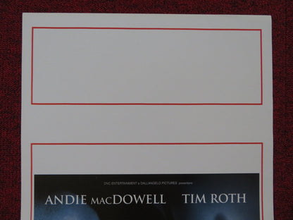 THE LAST SIGN ITALIAN LOCANDINA POSTER ANDIE MACDOWELL TIM ROTH 2005 Rendezvous Cinema Movie posters