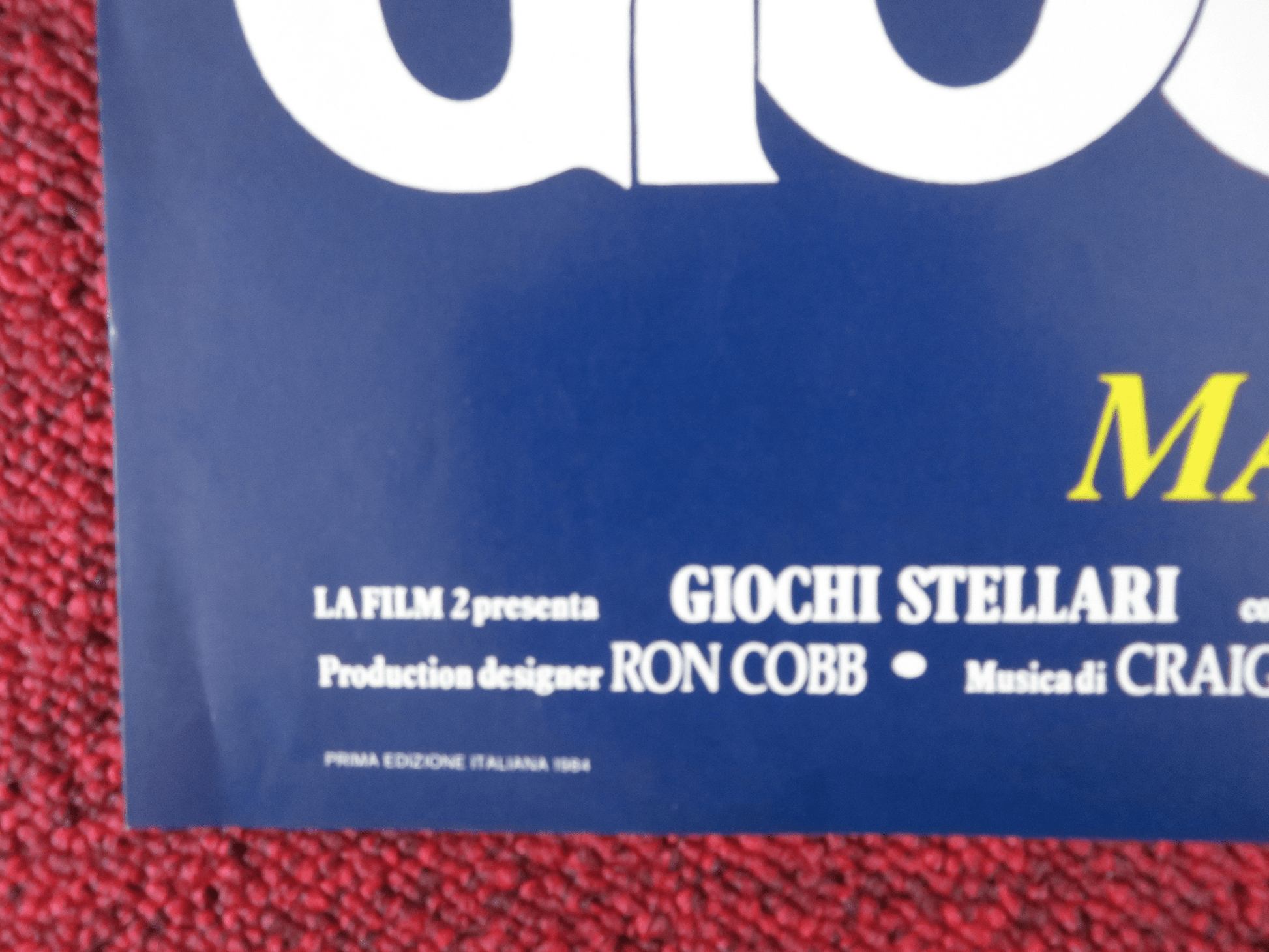 THE LAST STARFIGHTER ITALIAN FOTOBUSTA POSTER CATHERINE MARY STEWART 1984 - Rendezvous Cinema