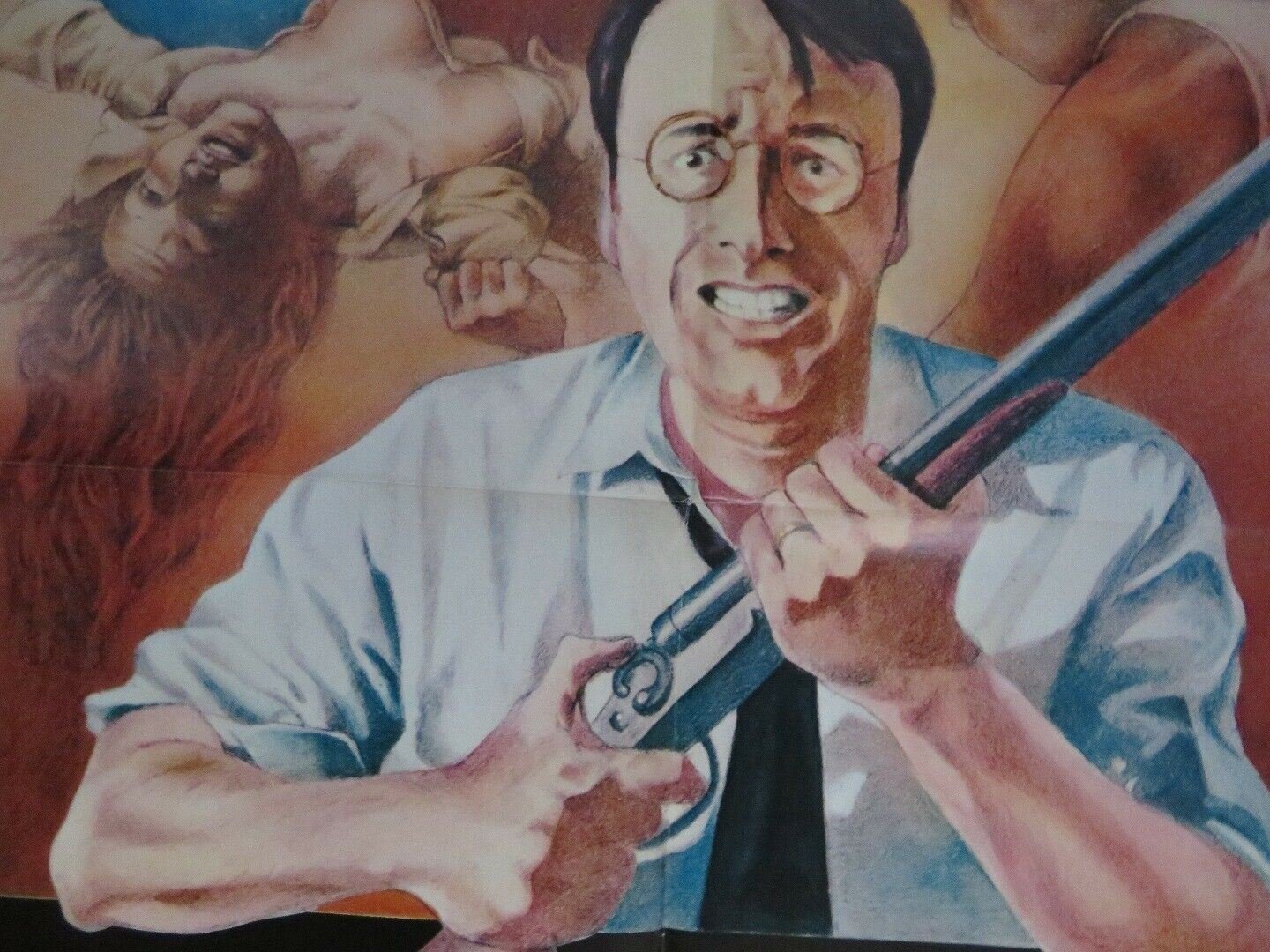 THE LAST STRAW / THE OLD GUN US ONE SHEET POSTER PHILLIPPE NOIRET 1979 Movie posters