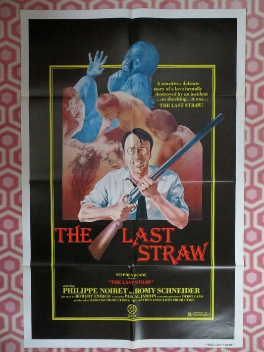 THE LAST STRAW / THE OLD GUN US ONE SHEET POSTER PHILLIPPE NOIRET 1979 Movie posters