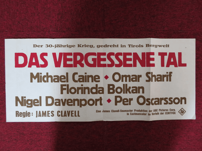 THE LAST VALLEY GERMAN POSTER MICHAEL CAINE OMAR SHARIF 1971 Rendezvous Cinema Movie posters