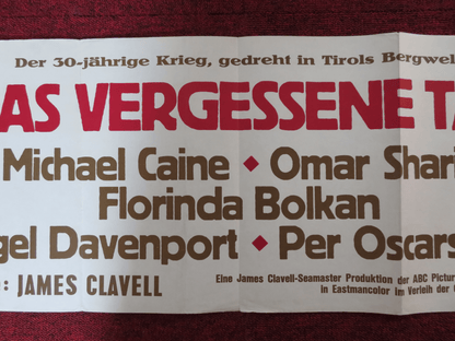 THE LAST VALLEY GERMAN POSTER MICHAEL CAINE OMAR SHARIF 1971 Rendezvous Cinema Movie posters