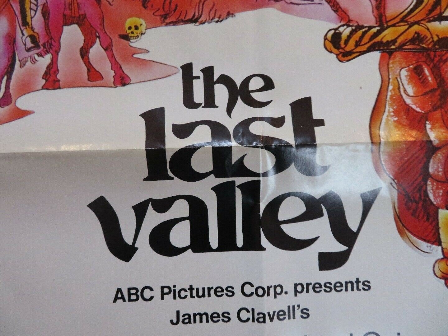 THE LAST VALLEY STYLE A US ONE SHEET POSTER MICHAEL CAINE OMAR SHARIF 1970 Movie posters