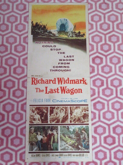 THE LAST WAGON US INSERT (14"x 36") POSTER RICHARD WIDMARK 1956 Movie posters