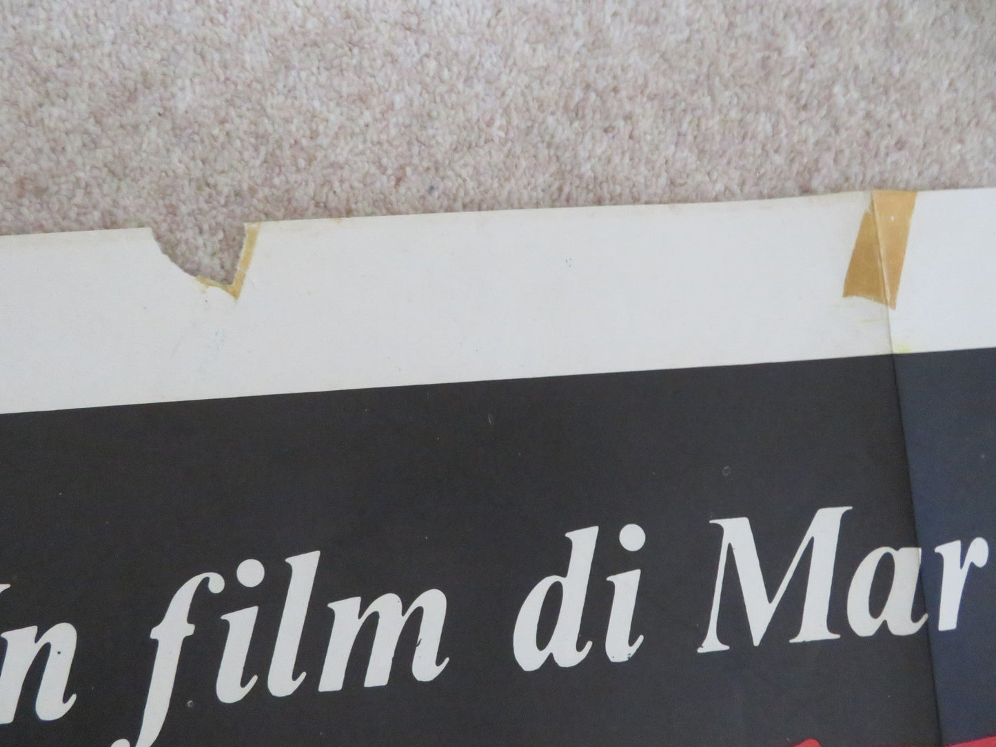 THE LAST WALTZ ITALIAN 2 FOGLIO POSTER SCORSESE ERIC CLAPTON BOB DYLAN 1978 Rendezvous Cinema Movie posters