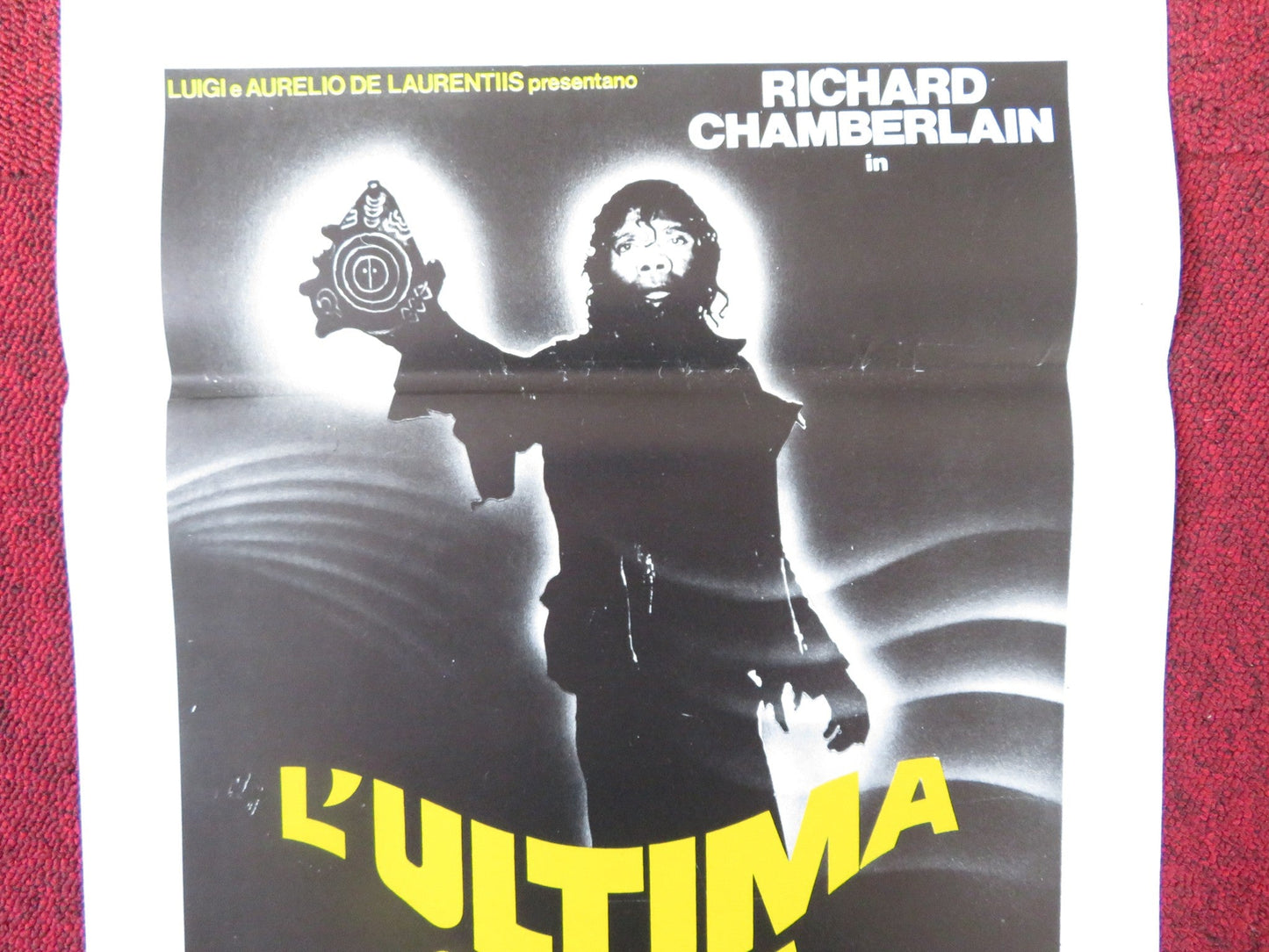 THE LAST WAVE ITALIAN LOCANDINA POSTER RICHARD CHAMBERLAIN OLIVIA HAMNETT 1979 Rendezvous Cinema Movie posters