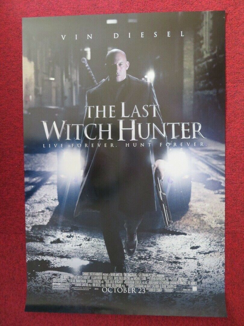 THE LAST WITCH HUNTER US ONE SHEET ROLLED POSTER VIN DIESEL 2015 Movie posters