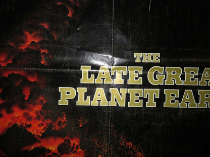 THE LATE GREAT PLANET EARTH US ONE SHEET POSTER ORSON WELLES 1976 Movie posters