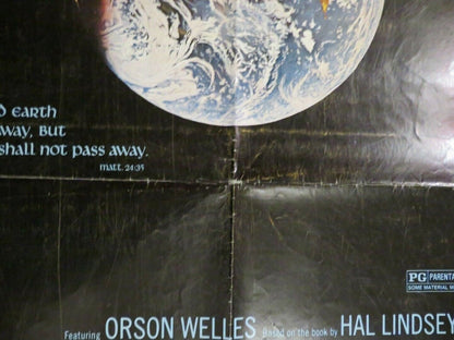 THE LATE GREAT PLANET EARTH US ONE SHEET POSTER ORSON WELLES 1976 Movie posters