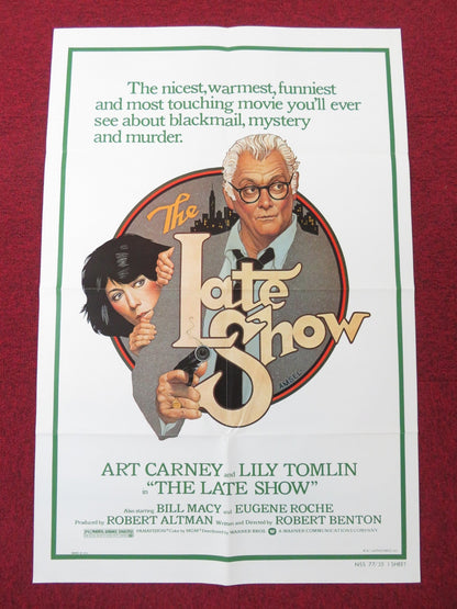 THE LATE SHOW FOLDED US ONE SHEET POSTER ART CARNEY LILY TOMLIN 1977 Rendezvous Cinema Movie posters