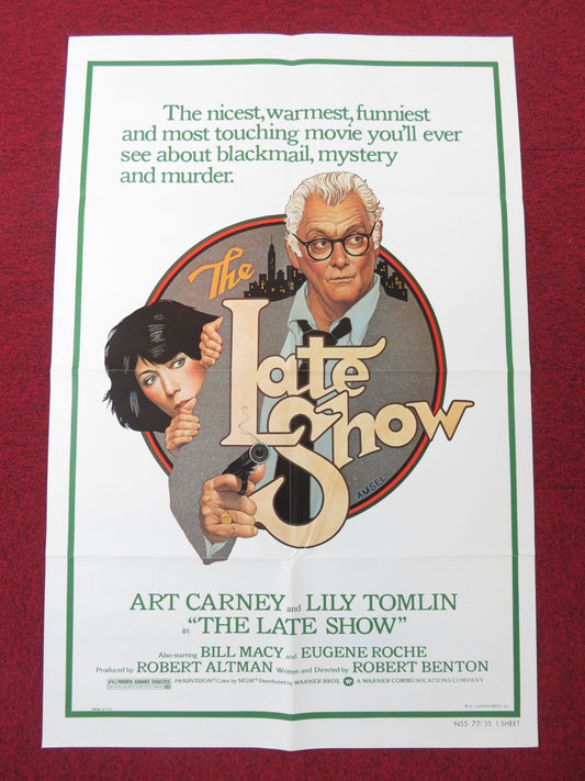THE LATE SHOW FOLDED US ONE SHEET POSTER ART CARNEY LILY TOMLIN 1977 Rendezvous Cinema Movie posters