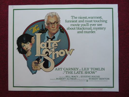 THE LATE SHOW US HALF SHEET (22"x 28") POSTER ART CARNEY LILY TOMLIN 1977 Rendezvous Cinema Movie posters