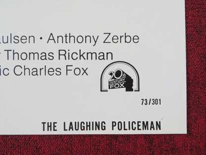 THE LAUGHING POLICEMAN FOLDED US ONE SHEET POSTER WALTER MATTHAU BRUCE DERN 1973 Rendezvous Cinema Movie posters