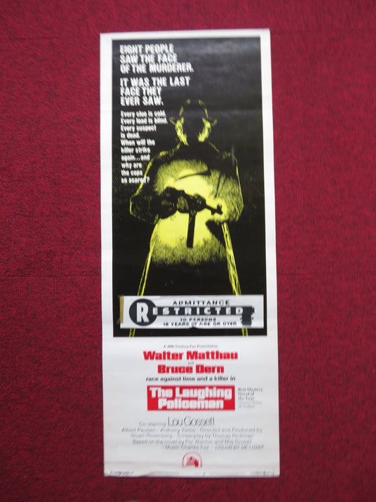 THE LAUGHING POLICEMAN US INSERT (14"x 36") POSTER WALTER MATTHAU B. DERN 1973 Rendezvous Cinema Movie posters