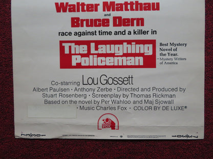 THE LAUGHING POLICEMAN US INSERT (14"x 36") POSTER WALTER MATTHAU B. DERN 1973 Rendezvous Cinema Movie posters