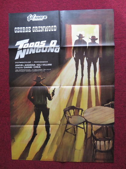 THE LAW OF VIOLENCE SPANISH POSTER GEORGE GREENWOOD ANGEL ARANDA 1969 Rendezvous Cinema Movie posters