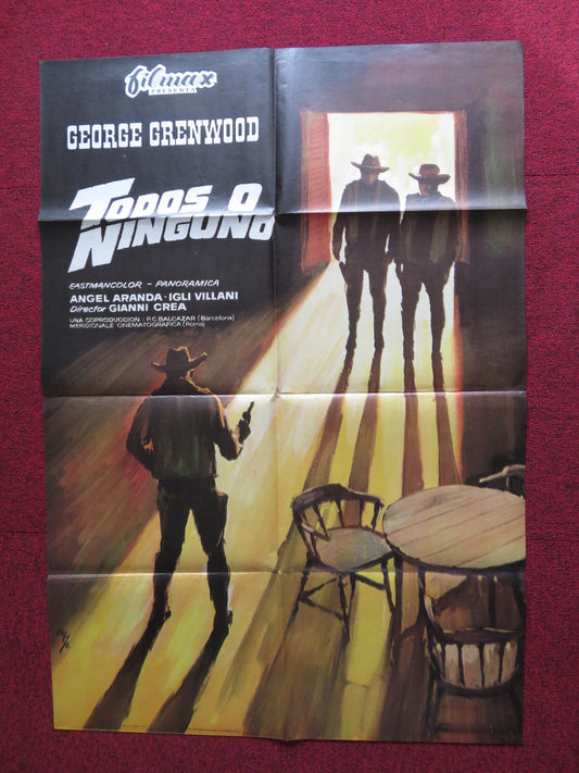 THE LAW OF VIOLENCE SPANISH POSTER GEORGE GREENWOOD ANGEL ARANDA 1969 Rendezvous Cinema Movie posters