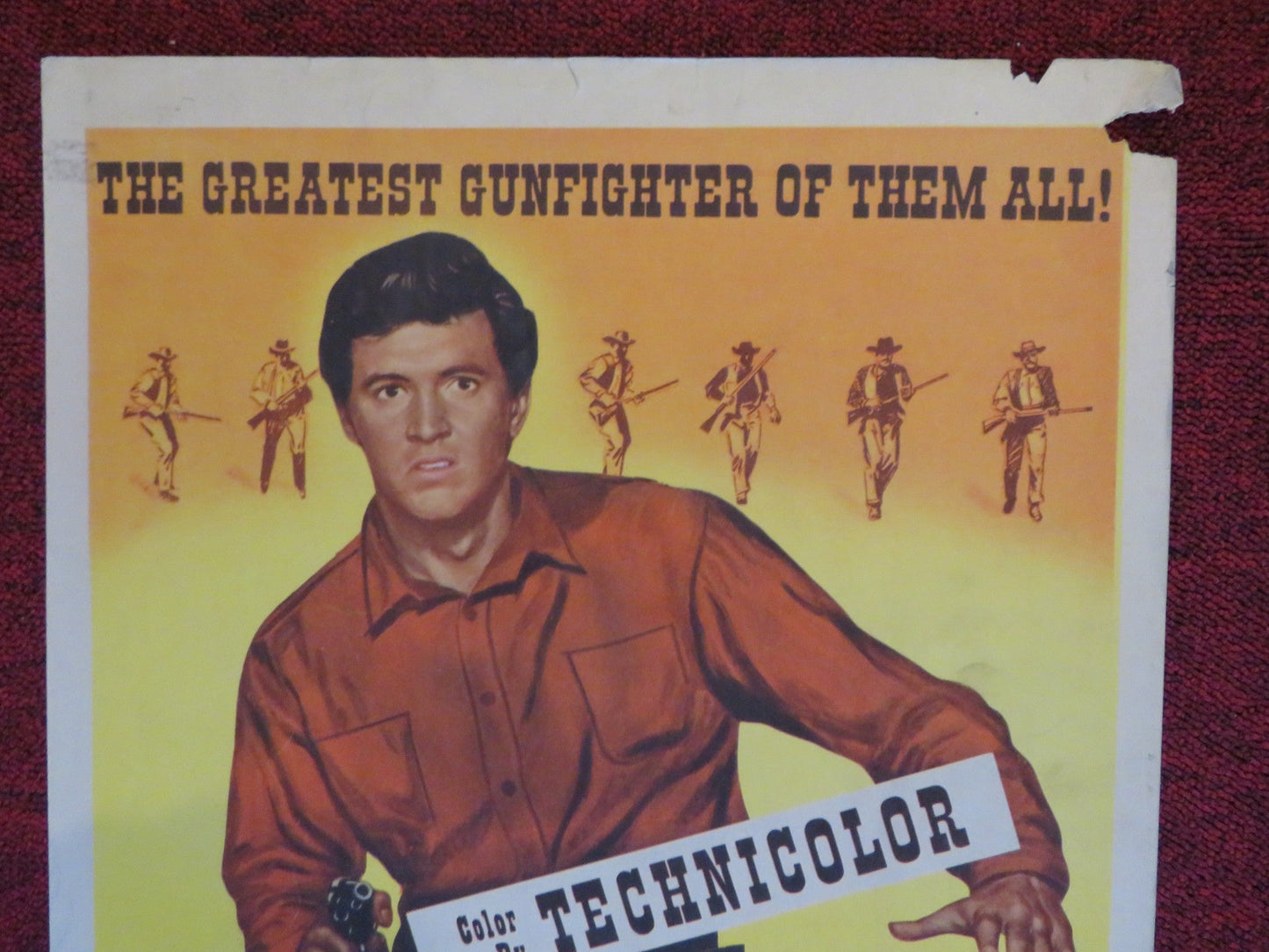 THE LAWLESS BREED US INSERT (14"x 36") POSTER ROCK HUDSON JULIA ADAMS 1953 Rendezvous Cinema Movie posters