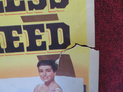 THE LAWLESS BREED US INSERT (14"x 36") POSTER ROCK HUDSON JULIA ADAMS 1953 Rendezvous Cinema Movie posters