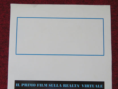 THE LAWNMOWER MAN ITALIAN LOCANDINA POSTER STEPHEN KING JEFF FAHEY 1992 Rendezvous Cinema Movie posters