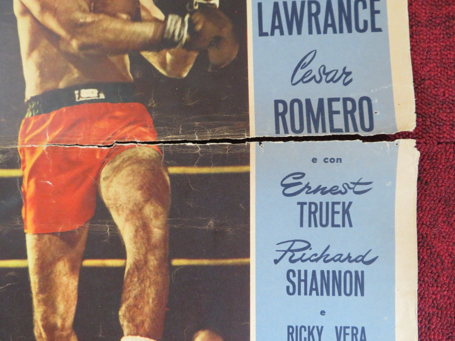 THE LEATHER SAINT ITALIAN FOTOBUSTA POSTER PAUL DOUGLAS JOHN DEREK 1956 Rendezvous Cinema Movie posters