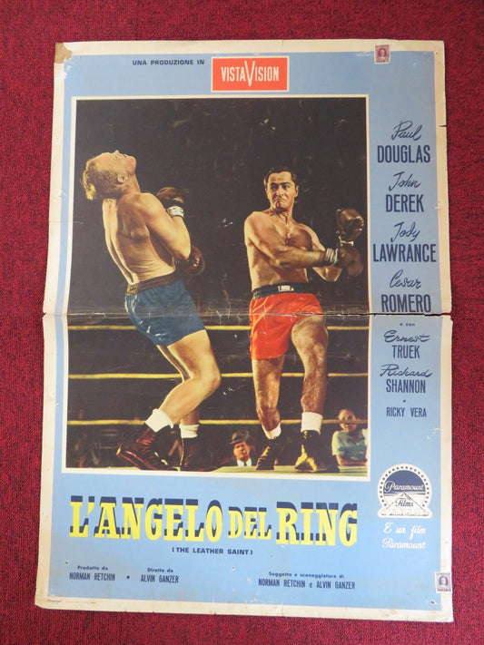 THE LEATHER SAINT ITALIAN FOTOBUSTA POSTER PAUL DOUGLAS JOHN DEREK 1956 Rendezvous Cinema Movie posters
