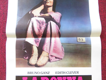 THE LEFT - HANDED WOMAN ITALIAN LOCANDINA POSTER EDITH CLEVER M. MUHLEISEN 1977 Rendezvous Cinema Movie posters