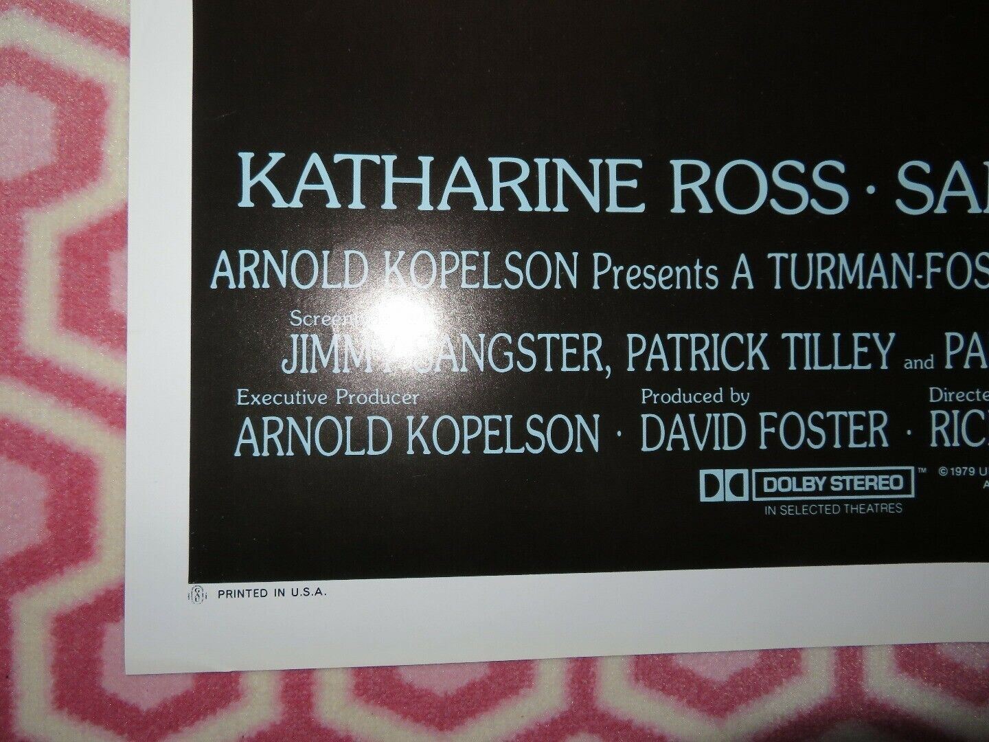 THE LEGACY STYLE B ONE SHEET (27"x 41") POSTER KATHERINE ROSS SAMELLIOTT JOHN - Rendezvous Cinema