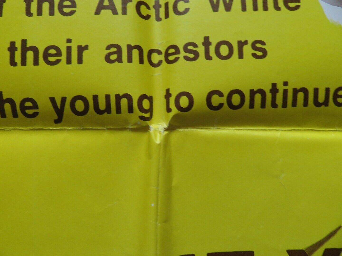 THE LEGEND OF AMALUK: AN ARCTIC ODYSSEY FOLDED US ONE SHEET POSTER 1972 Movie posters
