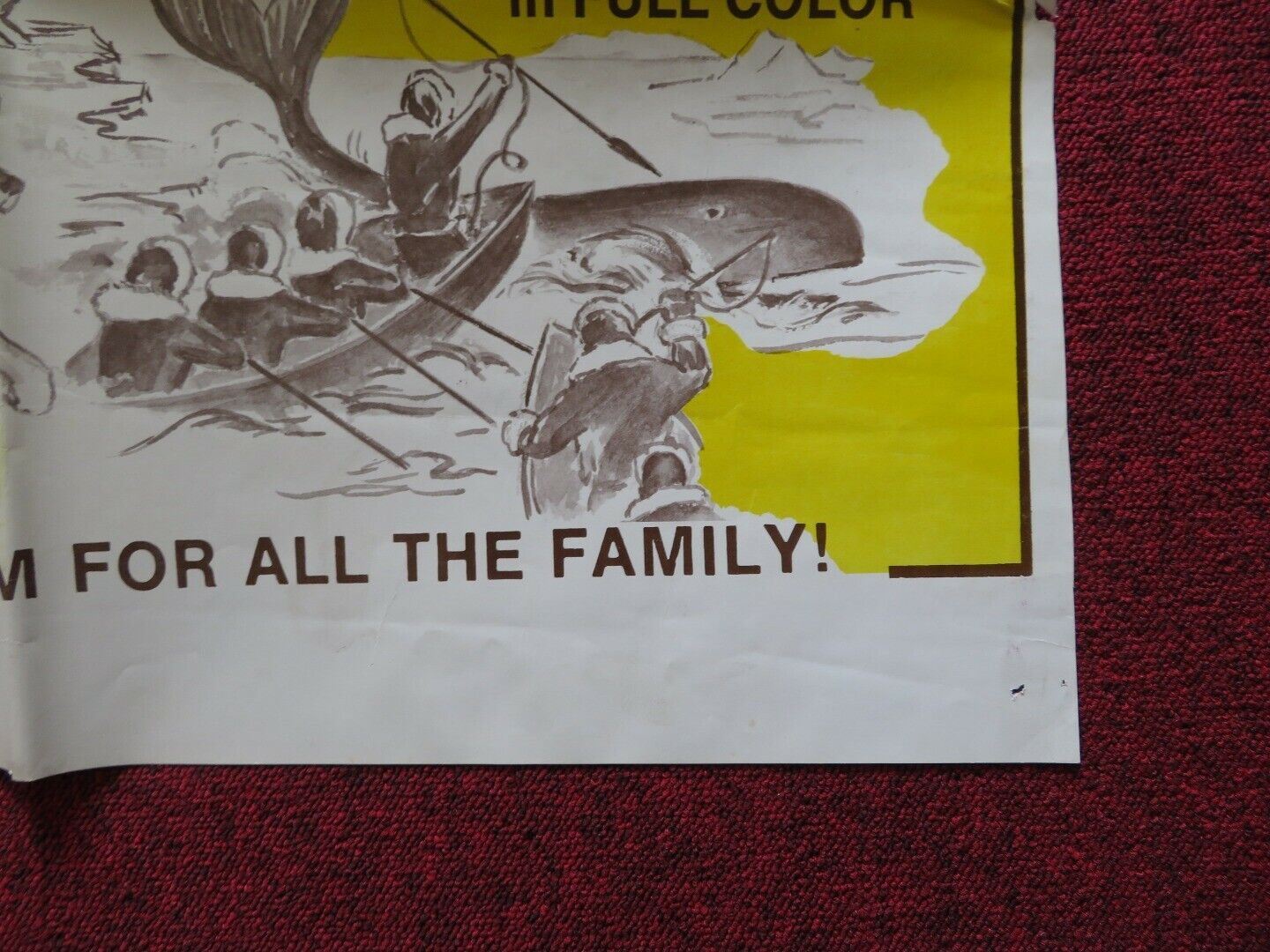 THE LEGEND OF AMALUK: AN ARCTIC ODYSSEY FOLDED US ONE SHEET POSTER 1972 Movie posters