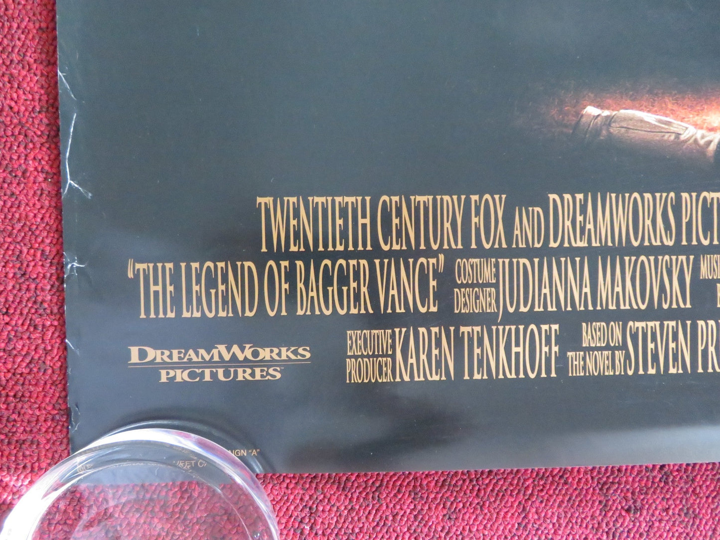 THE LEGEND OF BAGGER VANCE US ONE SHEET ROLLED POSTER WILL SMITH MATT DAMON 2000 Rendezvous Cinema Movie posters