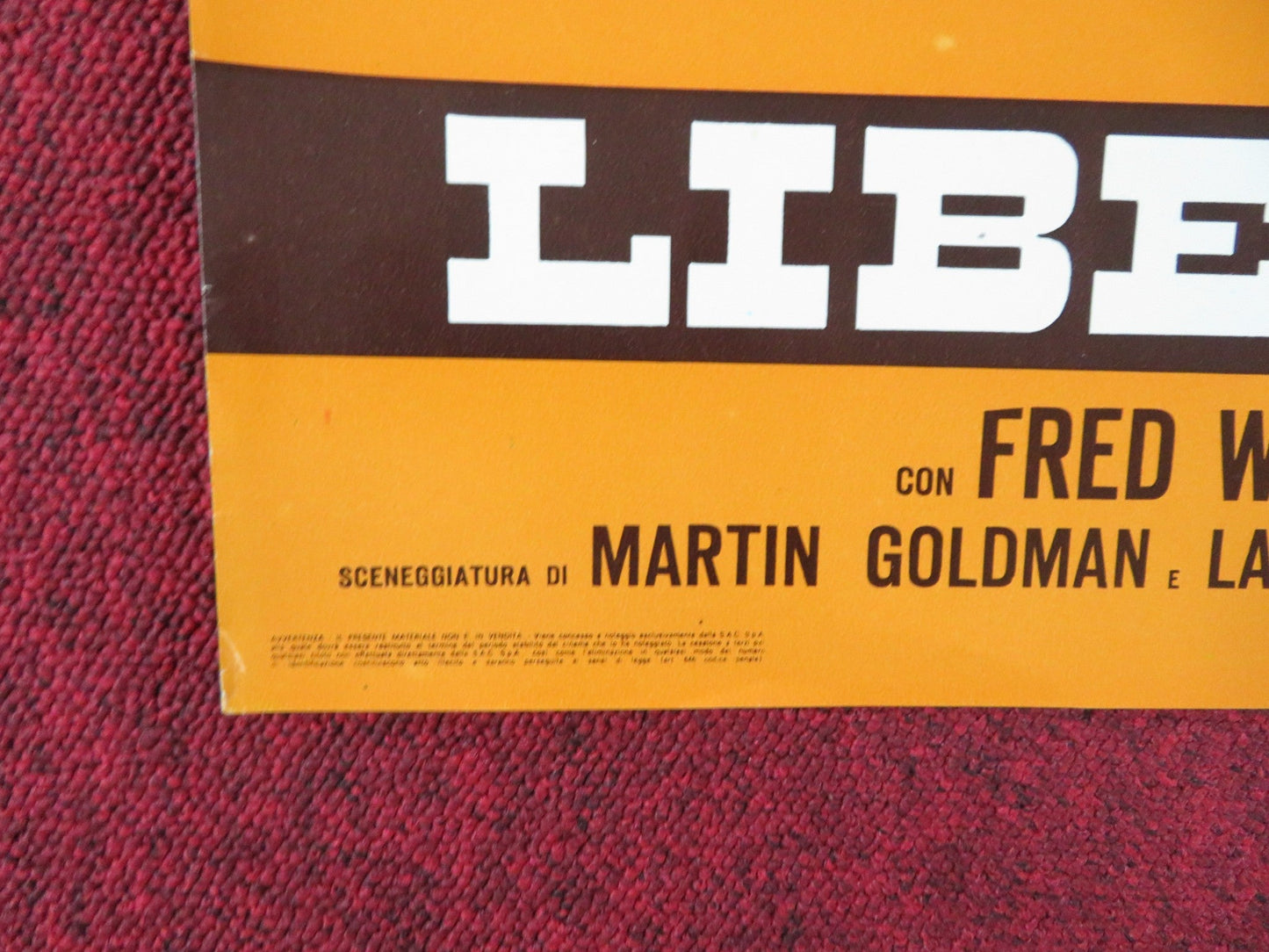 THE LEGEND OF BLACK CHARLEY - F ITALIAN FOTOBUSTA POSTER FRED WILLIAMSON 1973 Rendezvous Cinema Movie posters