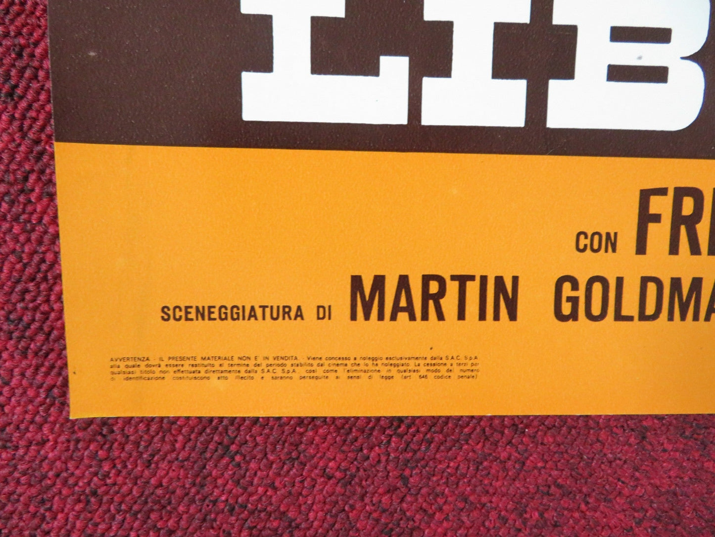 THE LEGEND OF BLACK CHARLEY - G ITALIAN FOTOBUSTA POSTER FRED WILLIAMSON 1973 Rendezvous Cinema Movie posters