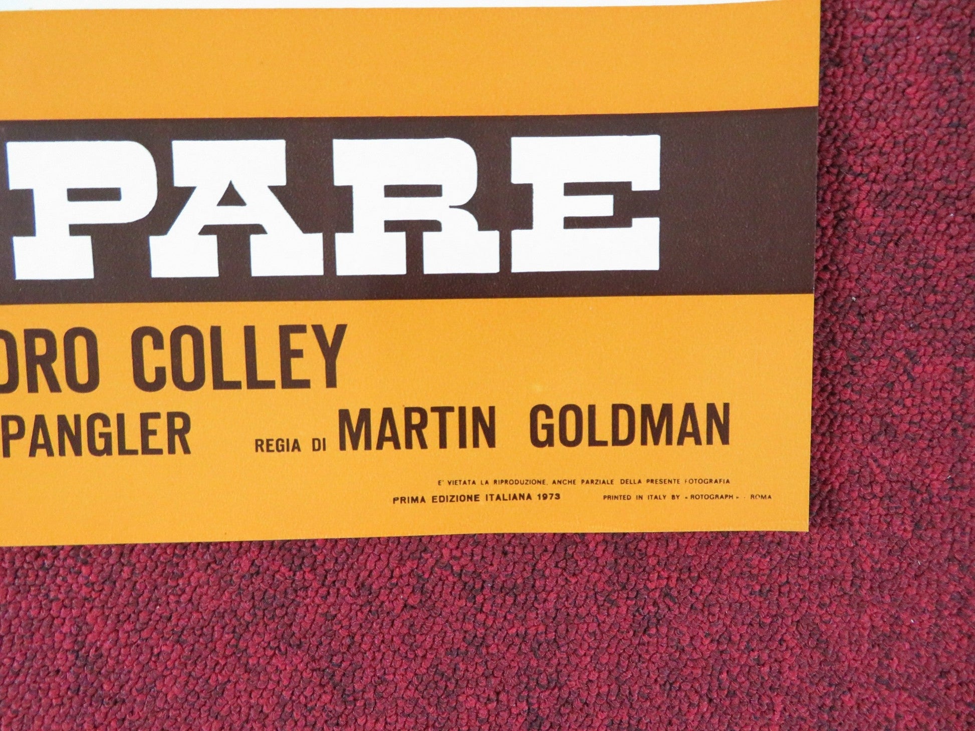 THE LEGEND OF BLACK CHARLEY - H ITALIAN FOTOBUSTA POSTER FRED WILLIAMSON 1973 Rendezvous Cinema Movie posters