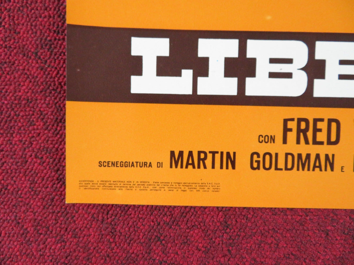 THE LEGEND OF BLACK CHARLEY - H ITALIAN FOTOBUSTA POSTER FRED WILLIAMSON 1973 Rendezvous Cinema Movie posters