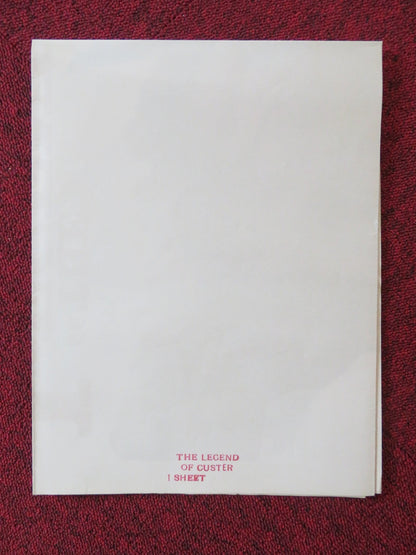 THE LEGEND OF CUSTER FOLDED US ONE SHEET POSTER WAYNER MAUNDER SLIM PICKENS 1968 Rendezvous Cinema Movie posters