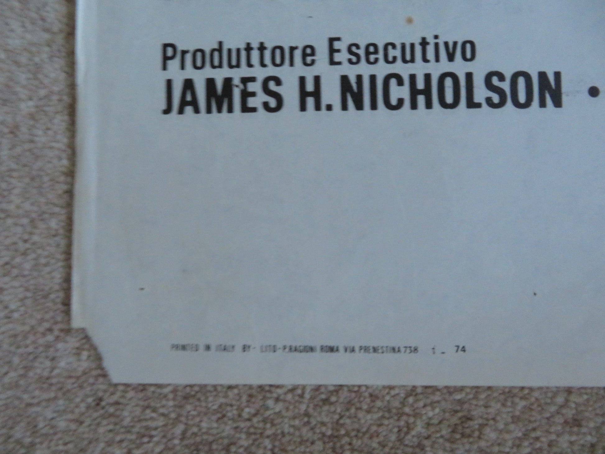 THE LEGEND OF HELL HOUSE ITALIAN 2 FOGLIO POSTER RODDY MCDOWALL 1973 Rendezvous Cinema Movie posters